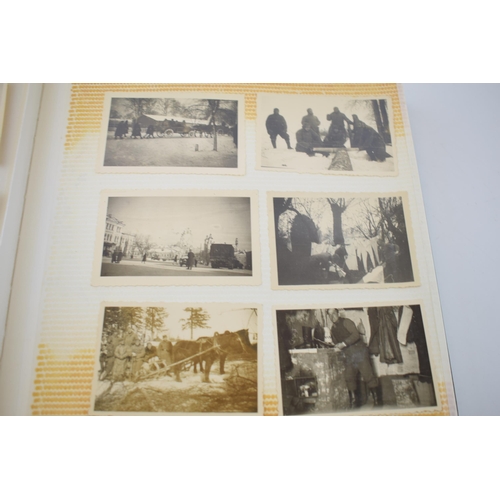 470 - Album of WWII German mainly military photographs.  This appears to be the album / collection of one ... 