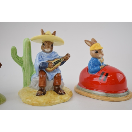 165A - Boxed Royal Doulton Bunnykins, all limited edition, to include Dodgems, Mexican, Cavalier and Airman... 