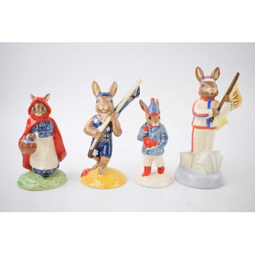 165E - Boxed Royal Doulton Bunnykins, all limited edition, to include Little Red Riding Hood, England Athel... 