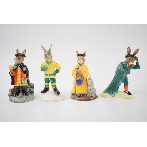 165F - Boxed Royal Doulton Bunnykins, all limited edition, to include Ice Hockey, Mandarin, Town Crier and ... 