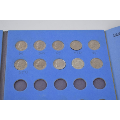 Whitman Coin Folder Roosevelt Dime, starting 1946, to include 60