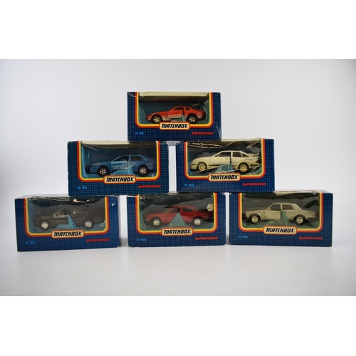 459A - A collection of boxed Matchbox Superking die cast model toy cars to include K29 Audi Quattro, K98 Po... 