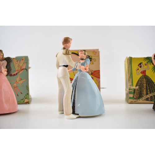 459C - A collection of boxed Wells-Brimtoy Novelty Mechanical toys to include 'Spanish Dancer', 'Cinderella... 