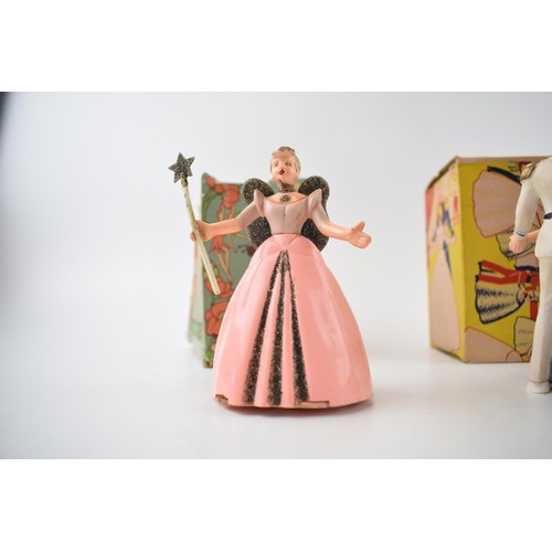 459C - A collection of boxed Wells-Brimtoy Novelty Mechanical toys to include 'Spanish Dancer', 'Cinderella... 