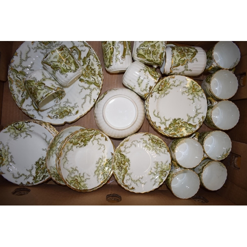 170 - A collection of Sylvan tea ware to include 12 trios, a sugar bowl and a cake plate (Qty).