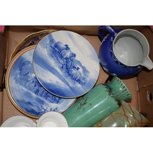 135 - A mixed collection of ceramic items, of note x3 10.5