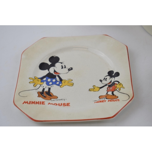 142 - A collection of Wadeheath Ware, Manufactured by Permission Walt Disney Mickey Mouse Ltd. To include ... 