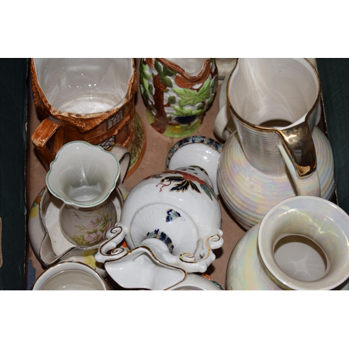 151 - A large collection of pottery to include a Price Kensington bark effect part tea set, Wade jugs, Woo... 