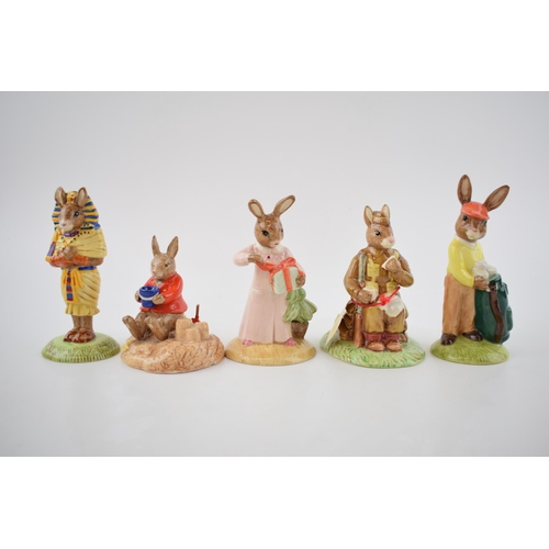 80 - Boxed Royal Doulton Bunnykins to include Caddie DB271, Christmas Morning DB265, Homeguard DB371, Tom... 