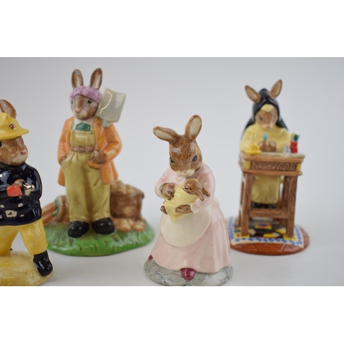 83 - Boxed Royal Doulton Bunnykins to include Jack and Jill, Sister Mary Barbara, Land Girl, Fireman and ... 