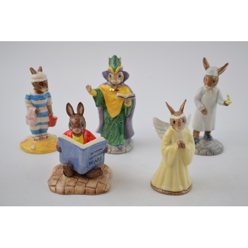 84 - Boxed Royal Doulton Bunnykins to include William Reading Without Tears, Mystic, Wee Willie Winkie, A... 