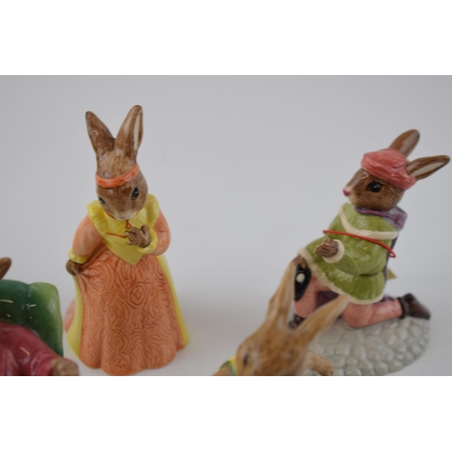 85 - Boxed Royal Doulton Bunnykins to include Once Upon A Time, Juliet, Romeo, Easter Parade and Aussie S... 