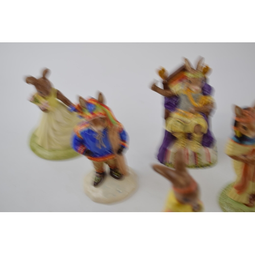 91 - Royal Doulton Bunnykins to include Centurion, Romeo, Juliet, Emporer and others (9).