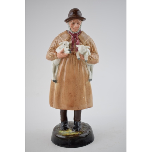 97 - Royal Doulton figure Lambing Time HN1890.