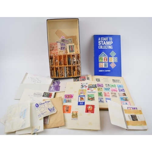 260 - A collection of stamps to include world stamps in Mercury Stamp Album. Of note Penny Lilac and 1/2 P... 