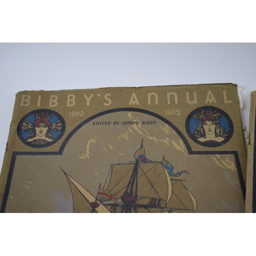 316 - Two copies of Bibby's Annual 1912 and 1916. 29cm x 49cm.