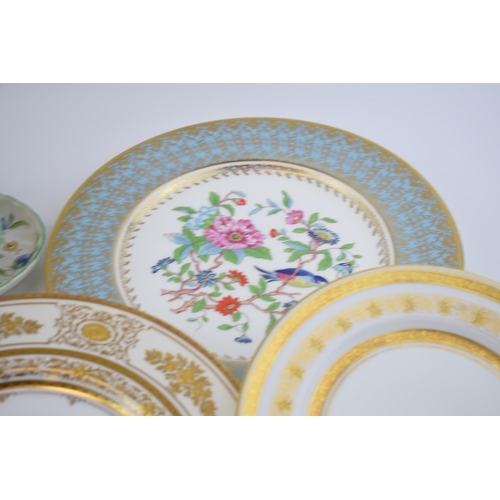 355 - A mixed collection of ceramics to include Adam's Jasperware, Coalport and Aynsley hand painted sauce... 