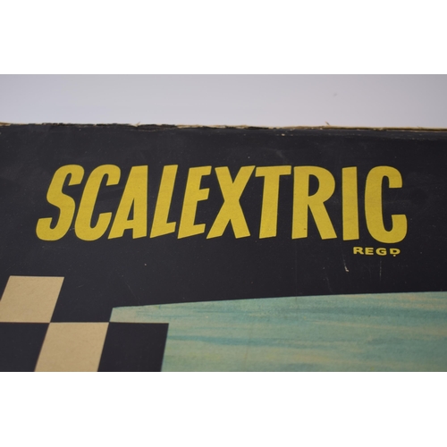 370 - Boxed Tri-ang Scalextric Grand Prix Series track and accessories including cardboard supports for ra... 