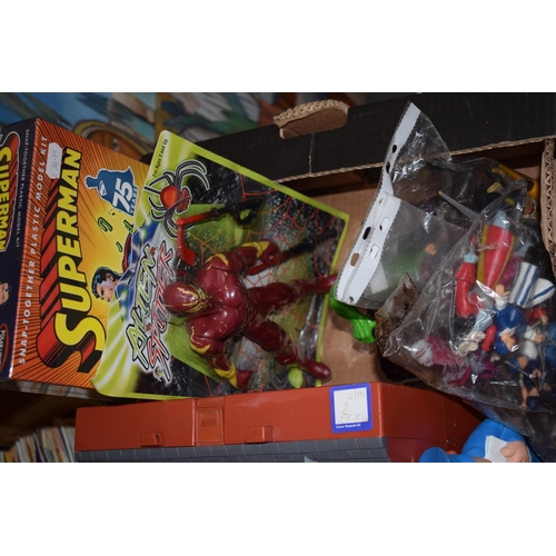 402 - Toys to include Superman 75 Years Plastic Model kit (sealed), Spiderman, The Simpsons and others (Qt... 