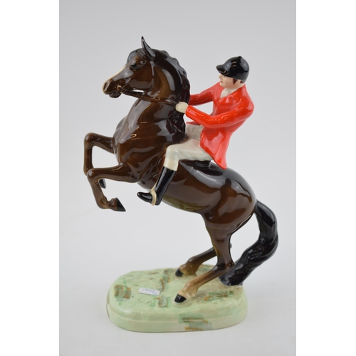 86 - Beswick rearing huntsman on brown horse 868.