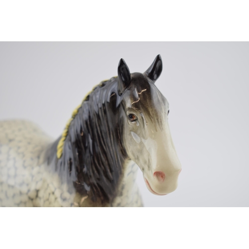 95 - Beswick Rocking Horse Grey Shire 818.