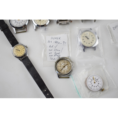 411 - A collection of braille watches (8) and talking watches (2) with some noted as working. (10)