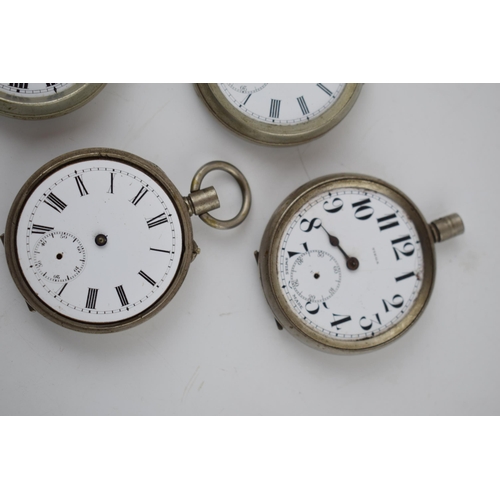 415 - A collection of 5 vintage and antique pocket watches a/f by manuafacturres Aristo, Vienna, Gibson of... 