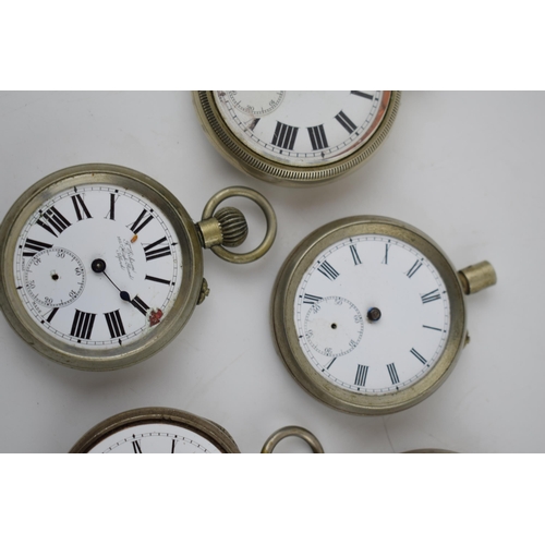 415 - A collection of 5 vintage and antique pocket watches a/f by manuafacturres Aristo, Vienna, Gibson of... 