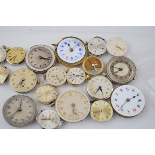 429 - A collection of 23 vintage and antique pocket watches movements a/f. Of note several good examples w... 