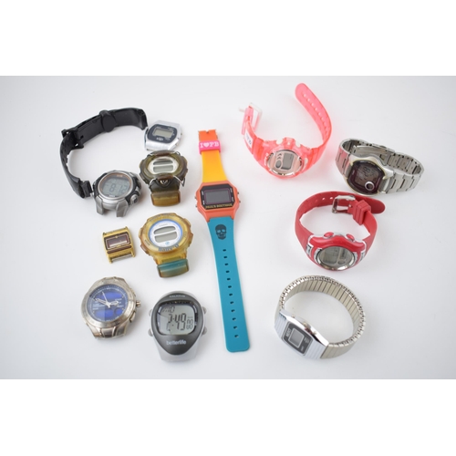 432 - A collection of Casio digital watches to include vintage examples and Baby G, Timex, G Illuminator. ... 