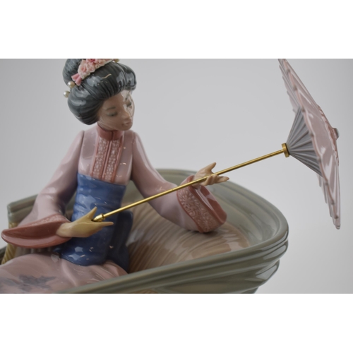 126 - Lladro figural tableau ‘Rickshaw Ride’ 1383.