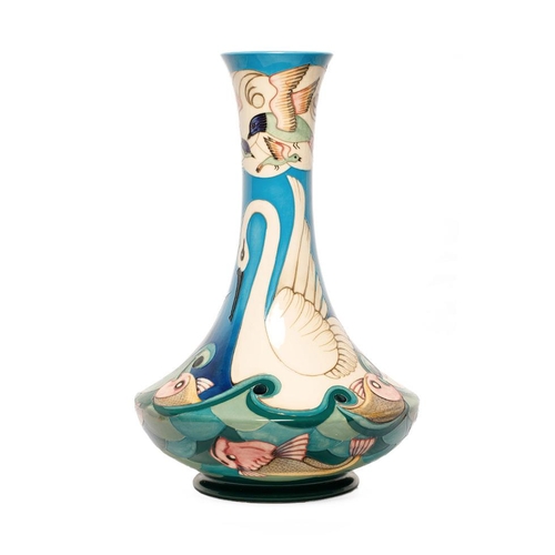 86 - Moorcroft Pottery, a large Prestige vase decorated in the Odyssey pattern by designer Beverley Wilke...