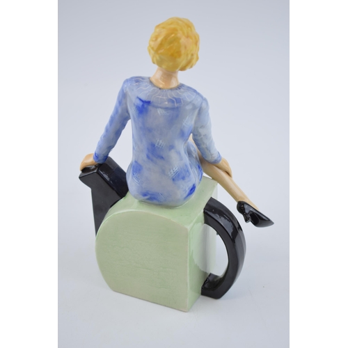 120 - Peggy Davies, Clarice Teatime figurine, artist original colourway 1 of 1 by Victoria Bourne.