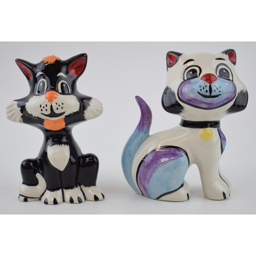 138 - A pair of Lorna Bailey cats (2).