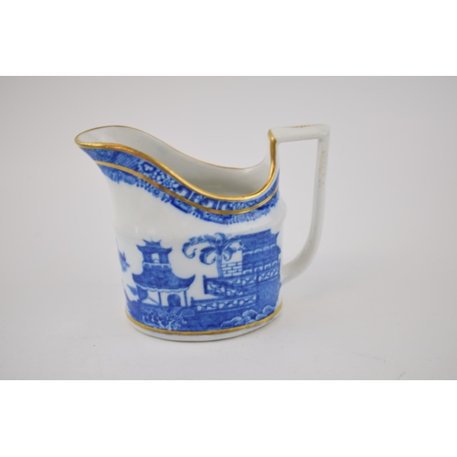 149 - A group of late 18th, early 19th century blue and white transfer-printed Coalport porcelain, c. 1795... 