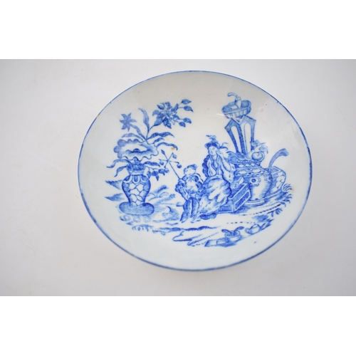 149 - A group of late 18th, early 19th century blue and white transfer-printed Coalport porcelain, c. 1795... 