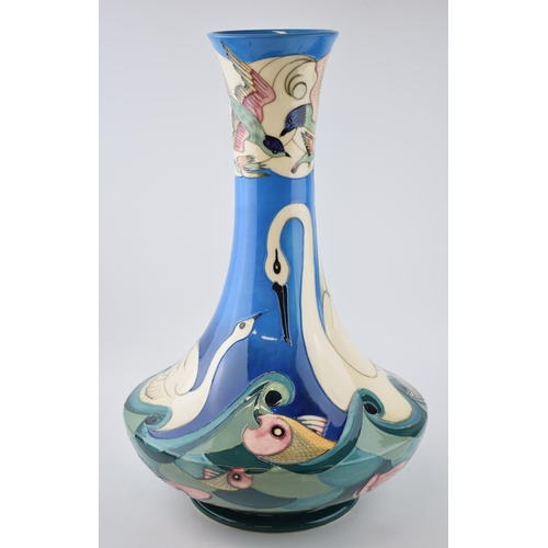 86 - Moorcroft Pottery, a large Prestige vase decorated in the Odyssey pattern by designer Beverley Wilke... 