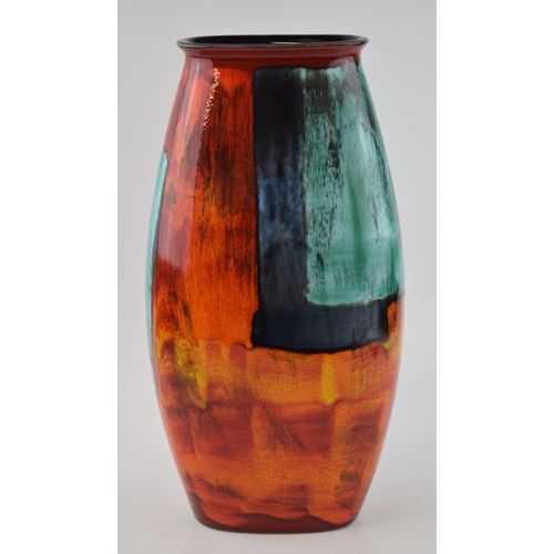 90 - Poole Pottery Abstract Vase, 37cm tall.