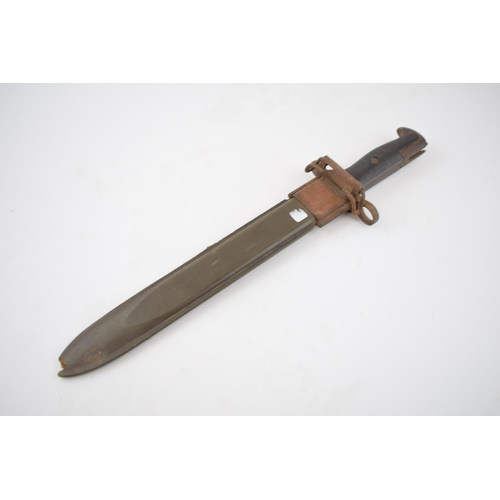 232 - WW2 American Garand Bayonet, marked 'UFH' and 'UOS' to blade, 9.75'' blade, in composite scabbard/