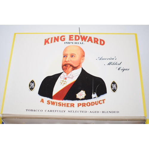 247 - Boxed King Edward Imperial cigars to include 37 cigars, all sealed in plastic wrappers.