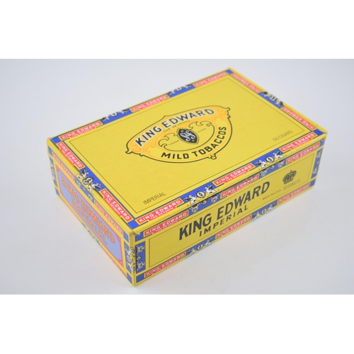 247 - Boxed King Edward Imperial cigars to include 37 cigars, all sealed in plastic wrappers.