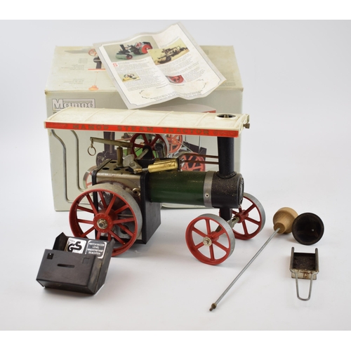 248 - Boxed Mamod steam engine / steam tractor, in original box, with accessories.