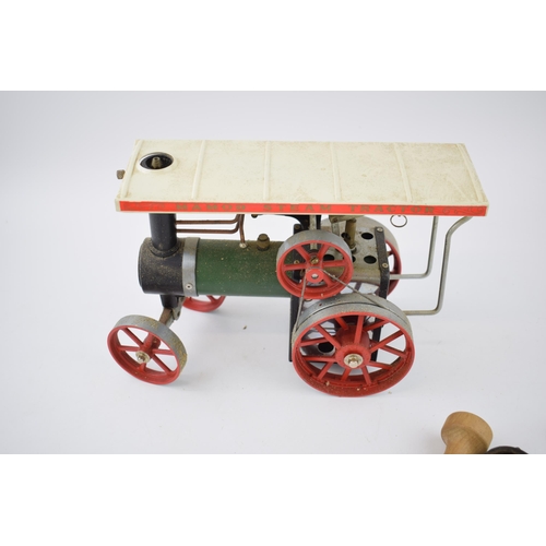 248 - Boxed Mamod steam engine / steam tractor, in original box, with accessories.