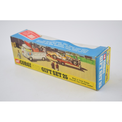 253 - A boxed Corgi Toys Gift Set 25, Volkswagen Breakdown Truck with Trailer and Cooper-Maserati F/1. Tra... 