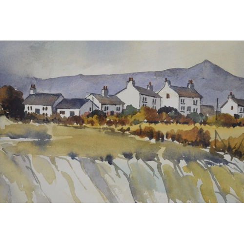 319 - Doris Brown, S.W.A  'Pembrookshire'  watercolour in gilt frame. 51cm x 35cm