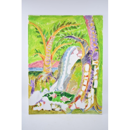 330 - Vincent Bennett (Plymouth 1910-1993), oil on canvas panel, 'Waterfall'. 45.7 cm x 60.9 cm. ARR appli... 