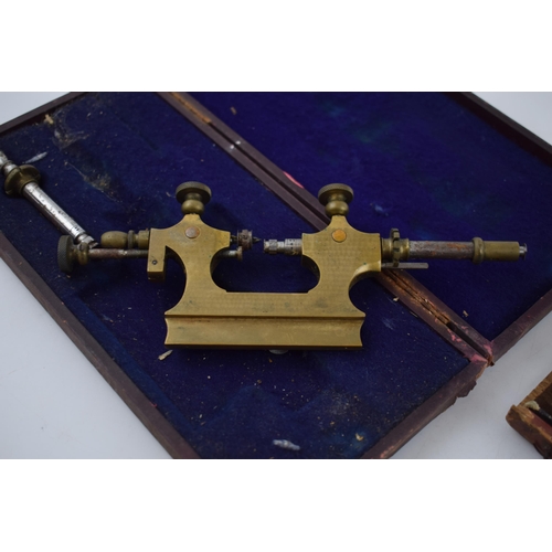 367 - Boxed 19th century watchmakers tools by Jacot 'Tour a Pivoter' for adjusting pivot. (2)