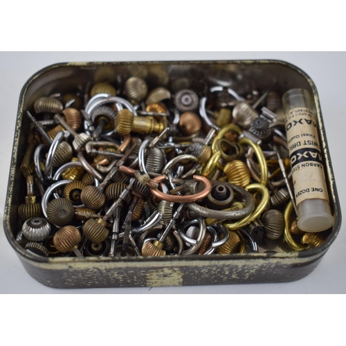 375 - A quantity of pocket watch crowns, stems and bows of various sizes. Some gold parts noted including ... 