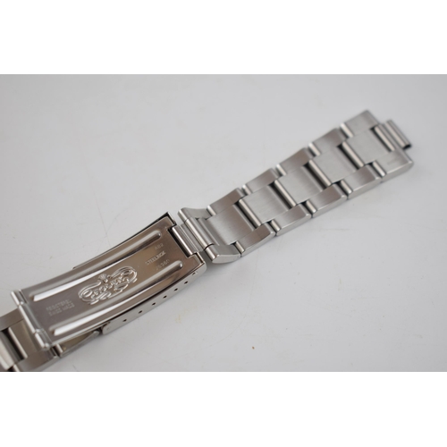 391 - Rolex Osyter bracelet, stainless steel, originally from a GMT Master, serial 78360, Rolex logo to cl... 