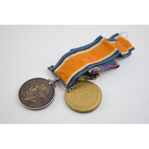 217B - World War One pair of medals to include silver 1914-1918 medal and 'The Great War for Civilisation' ... 